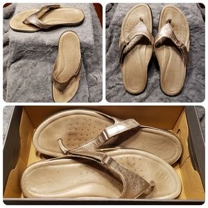 Ecco Flash Thong Sandal Warm Gray Size 42 EU